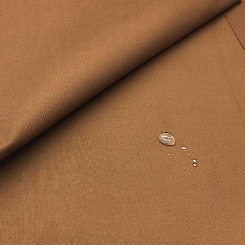 Coated waterproof polyester silk